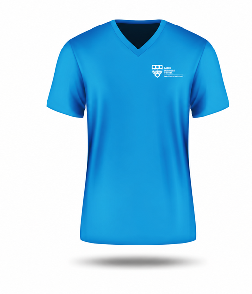 .Sky Blue V-Neck polo shirt.